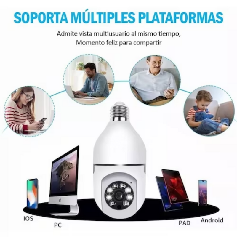 Cámara Spy Noctum 360° Wi-Fi 🔥 ENVIO GRATIS 🔥