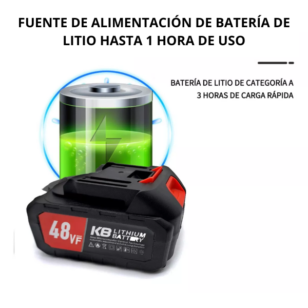 HydroJet Pro - Hidro lavadora Portátil  2 BATERIAS- Mas CINTA Impermeable ProExtrem x 5mts GRATIS